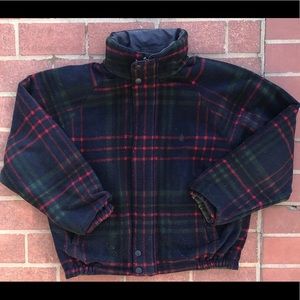 Vintage Nautica Hooded Reversible Jacket. Size L